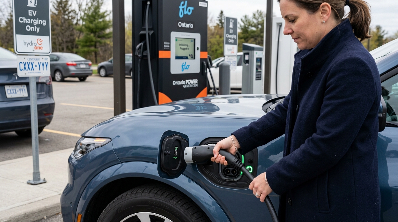Electric and hybrid vehicle charging in Ontario